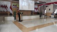 Ket. Foto: Workshop Sosialisasi Penyusunan Dokumen Kajian Risiko Bencana (KRB) Kabupaten Pakpak Bharat Tahun 2023.(foto/istimewa)