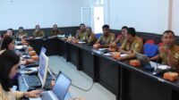 Ket. Foto: Pemerintah Kabupaten Pakpak Bharat Rapat Evaluasi Penertiban Tanah Terindikasi Terlantar bersama Kantor Badan Pertanahan Nasional (BPN) Provinsi Sumatera Utara.(foto/ist)