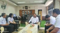 Ket. Foto: Kordinasi Badan Narkotika Nasional (BNN) dengan Sekretaris Daerah Kabupaten Karo, Kamperas Terkelin Purba.(foto/ist)