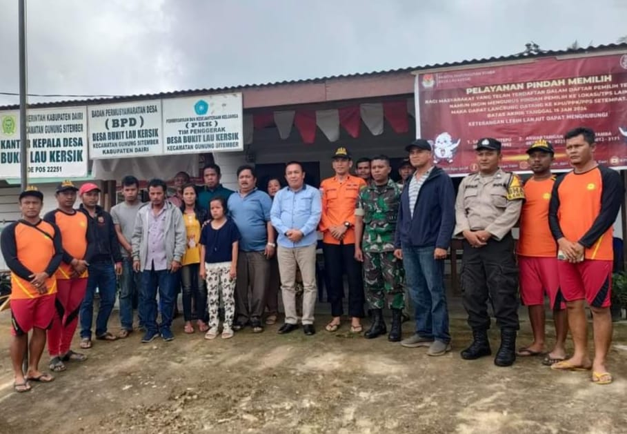 Ket. Foto: Badan SAR Nasional (Basarnas) menghentikan pencarian korban hanyut di Lae Renun.(foto/ist)