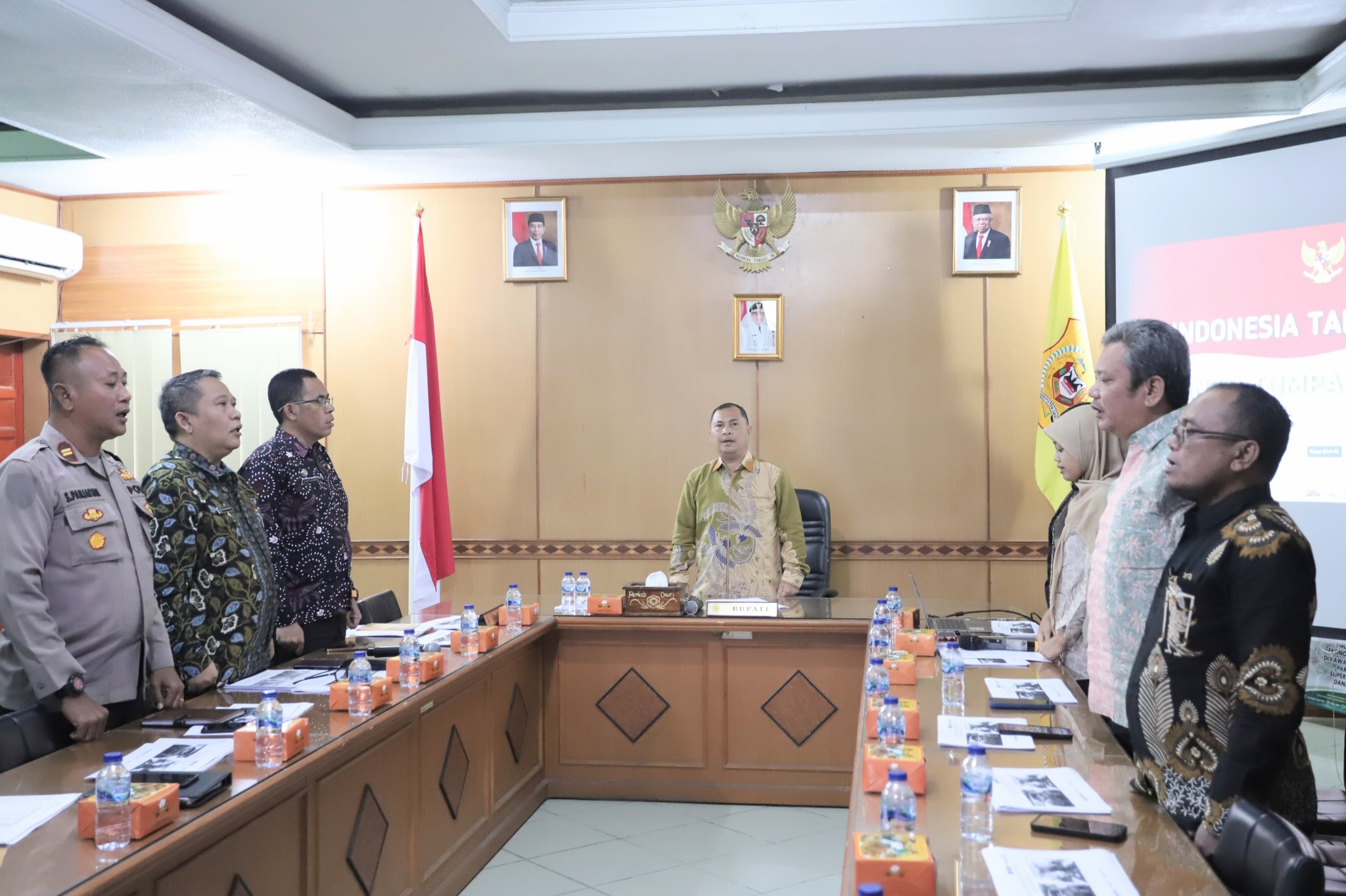 Sidang Gugus Tugas Reforma Agraria (GTRA) di ruang rapat Bupati, Kamis (19/9/2024).(ist)