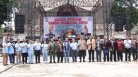 Kebaktian Penyegaran Iman (KPI) pada Puncak Tahun Diakonia GKPPD 2024 Perkekeen Simatah Daging di Gedung Nasional Djauli Manik.(ist)