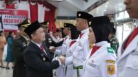 Pengukuhan 45 Anggota Paskibraka Kabupaten Dairi.(ist)