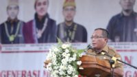 Pj Sekretaris Daerah Kabupaten Dairi Jonny Hutasoit dalam acara Pelantikan Dewan Pimpinan Pusat Generasi Muda Sipitu Marga Sicike-cike Periode 2024-2029.(ist)