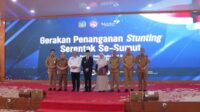 Launching Gerakan Serentak Penanganan Stunting Serentak se-sumatera Utara.(ist)