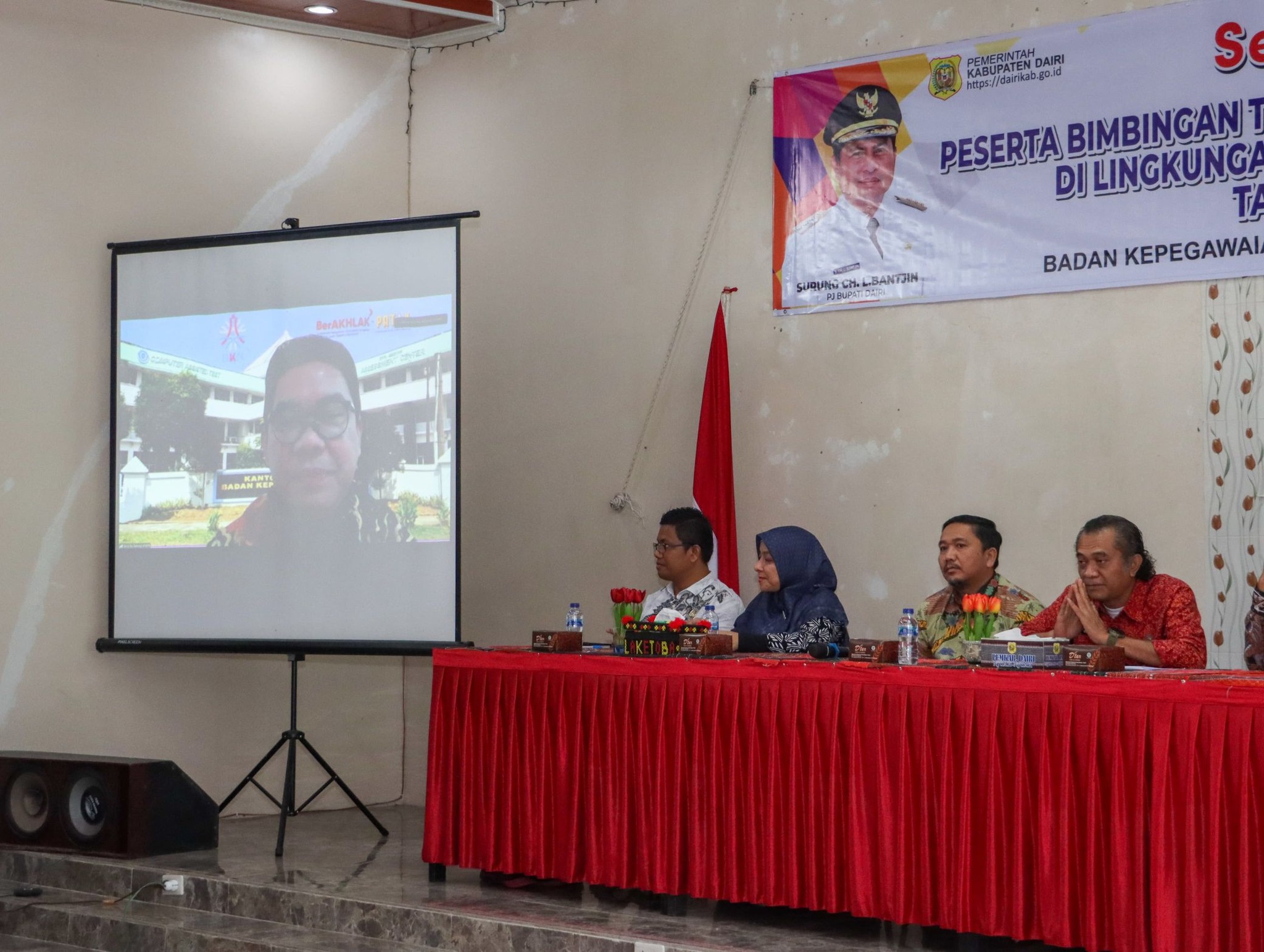 imbingan Teknis (Bimtek) Manajemen Pegawai Negeri Sipil (PNS) di Lingkungan Kerja Kabupaten Dairi, Kamis (19/9/2024) bertempat di Hotel Mutiara Sidikalang.(ist)