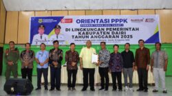 Orientasi PPPK tahun 2024 tahap I tahun anggaran 2025 pada Kamis (14/8/2025) di GOR Sidikalang.(ist)