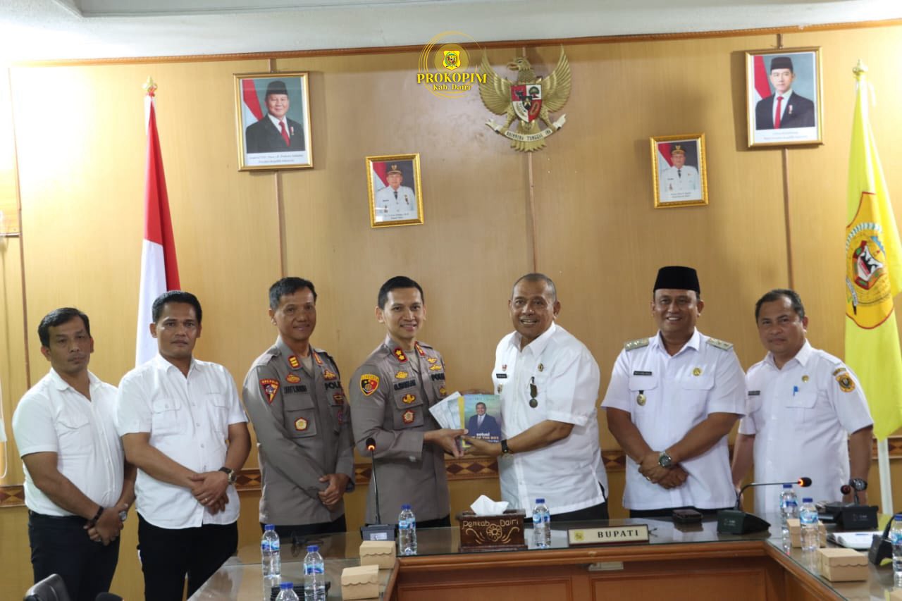kunjungan silaturahmi Kapolres Dairi ke Kantor Bupati Dairi.(ist)