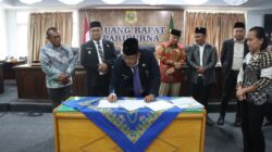 Pemkab dan DPRD Tandatangani Nota Kesepakatan Perubahan KUA PPAS TA 2025