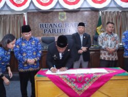 Penandatanganan Nota Kesepakatan KUA PPAS APBD Dairi Tahun Anggaran 2026